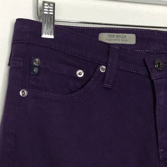 AG Adriano Goldschmied Purple Cigarette Jean - Picture 3 of 5